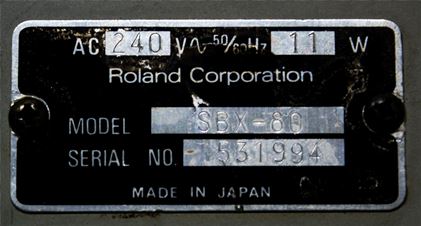 Roland-SBX80